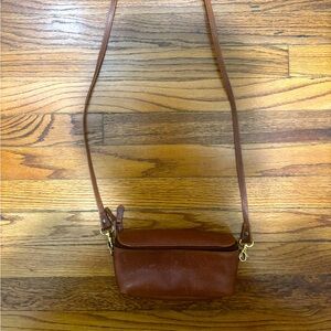 Vintage Leather Crossbody Bag